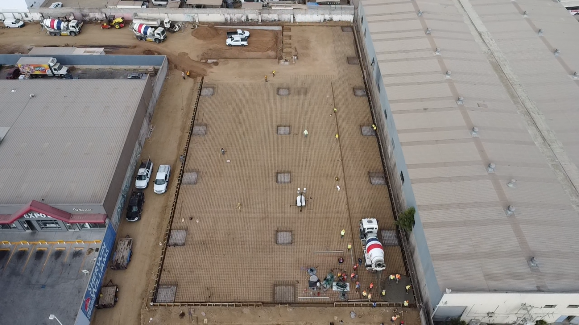 Colaboración de construcción para uso de distribución de productos